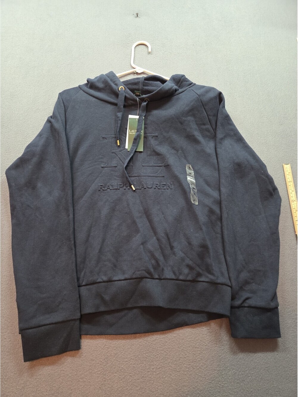 women's blue hooded sweatshirt by Ralph lauren size M NWT